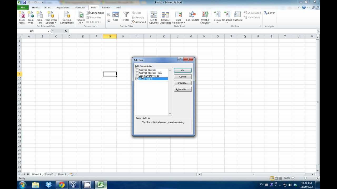 Excel solver download free